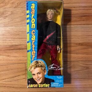 Aaron Carter Collectible Doll in Red Snakeskin pants
